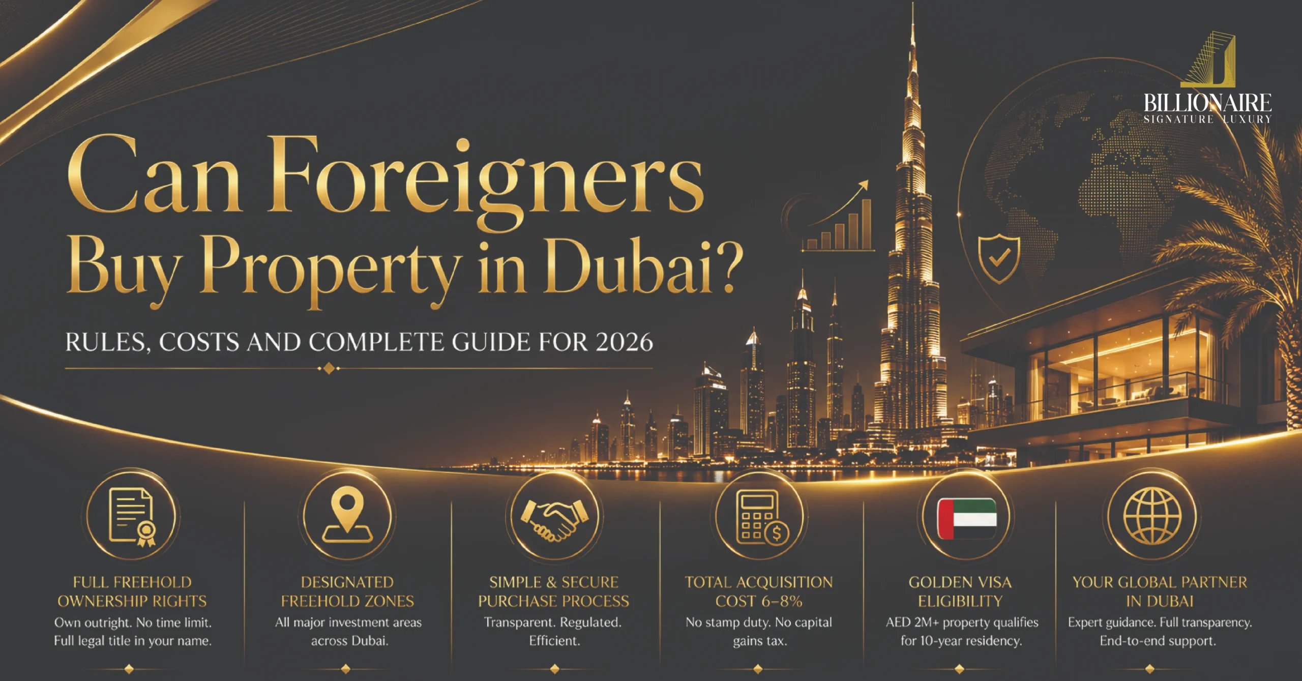 Can Foreigners Buy Property in Dubai? Rules, Costs and Complete Guide for 2026
