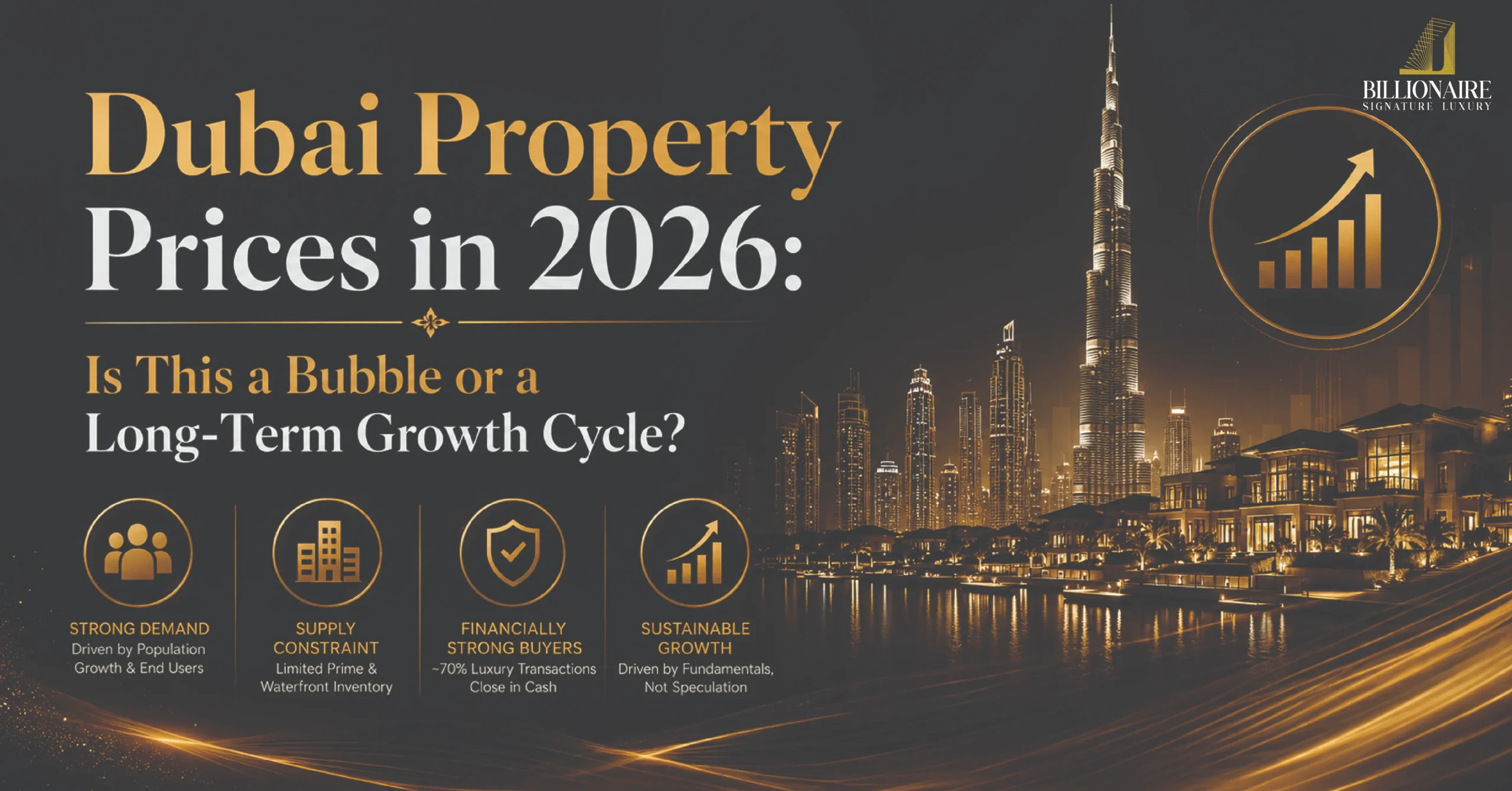 Dubai Property Prices in 2026: Is This a Bubble or a Long-Term Growth Cycle?