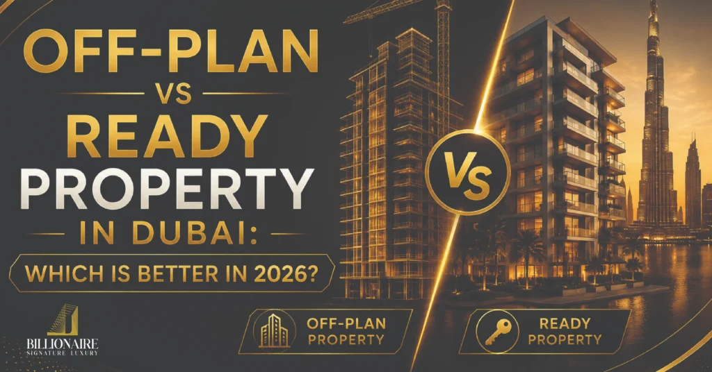 Off-Plan vs Ready Property in Dubai: Which is Better in 2026?