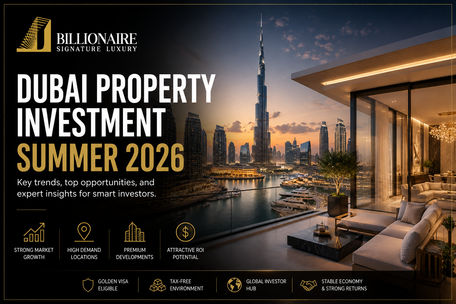 Dubai property investment summer 2026