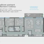 3BHK Apartment at Bluewaters Residences, Bluewaters Island, Dubai BSL Group Int 5
