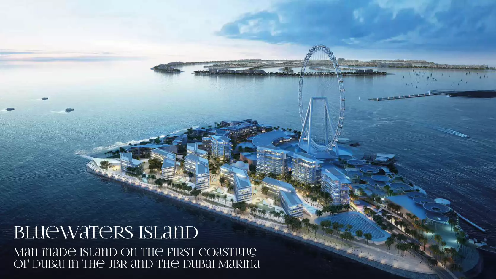 4-Bedroom Waterfront Townhouse at Bluewaters Residences, Bluewaters Island BSL Group Ext 3