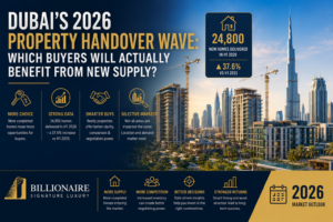 Dubai property handovers 2026 and new residential supply