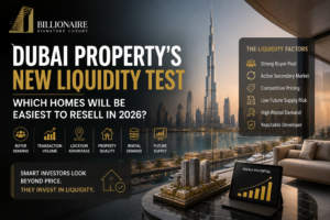Dubai property liquidity and resale potential in 2026