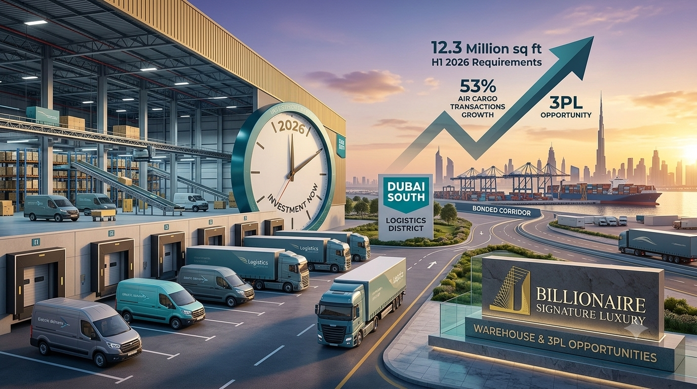 Warehouse investment and logistics real estate opportunities in Dubai in 2026