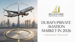 Private jet charter Dubai and luxury private aviation services in 2026