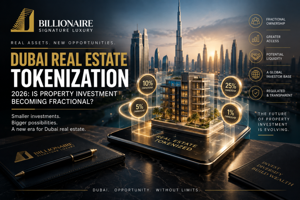 Dubai real estate tokenization and fractional property investment in 2026