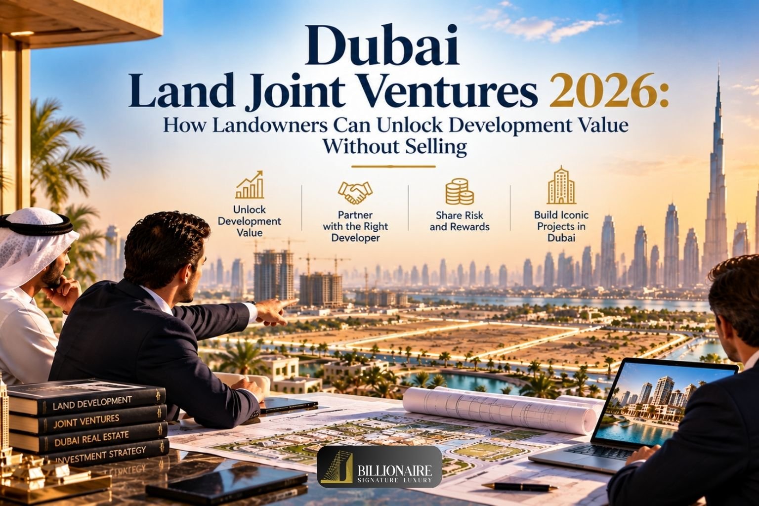Dubai land joint ventures and property development partnerships in 2026
